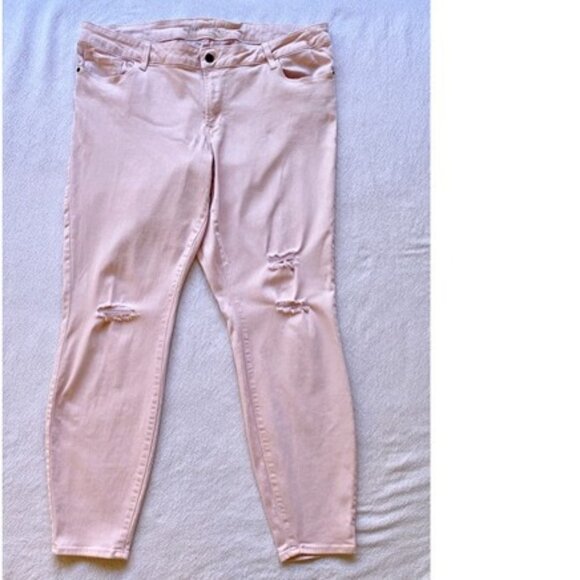Pink Old Navy Rock jeans size 20 plus regular - Picture 1 of 4